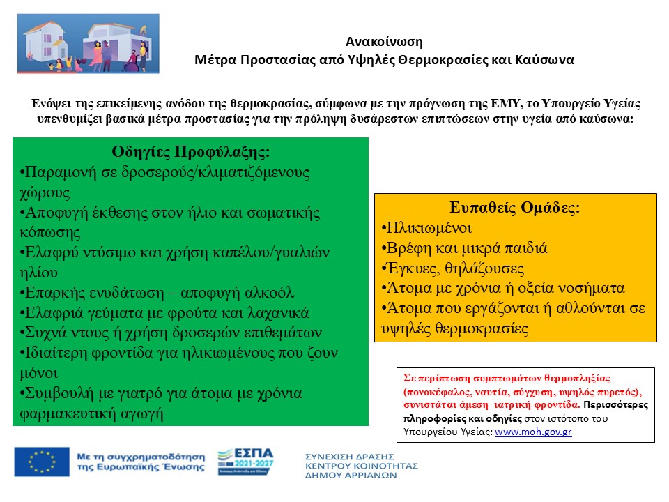 METRA PROSTASIAS KAYSONAS
